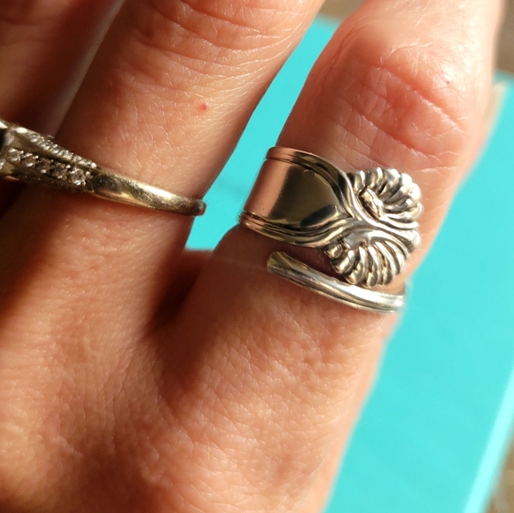 1880 Tiffany & Company Sterling silver Spoon Ring Handcrafted #52 - Picture 12 of 12